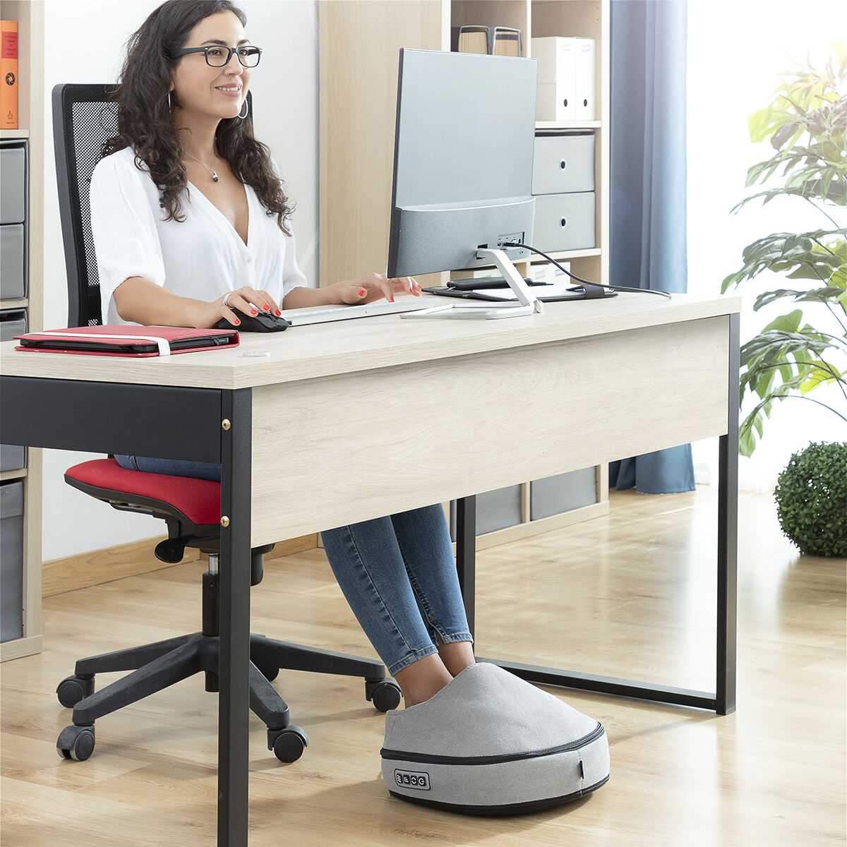 2-i-1 Shiatsu-massage med varme – Futsa InnovaGoods