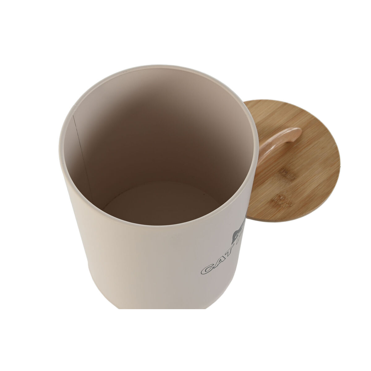 Foderbeholder til kæledyr Home ESPRIT – Beige / Natur (2,5 L)