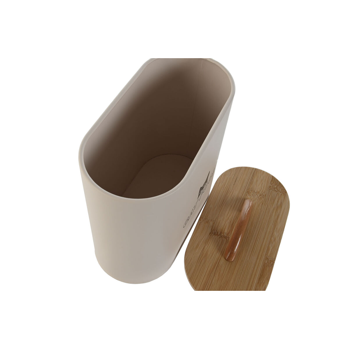 Foderbeholder til kæledyr Home ESPRIT – Beige / Natur (3,6 L)