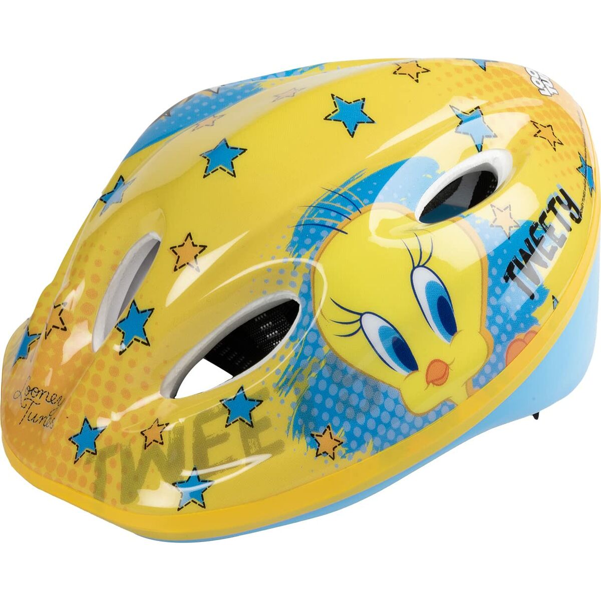 Cykelhjelm til børn Looney Tunes – CZ10954 (Str. M) Gul