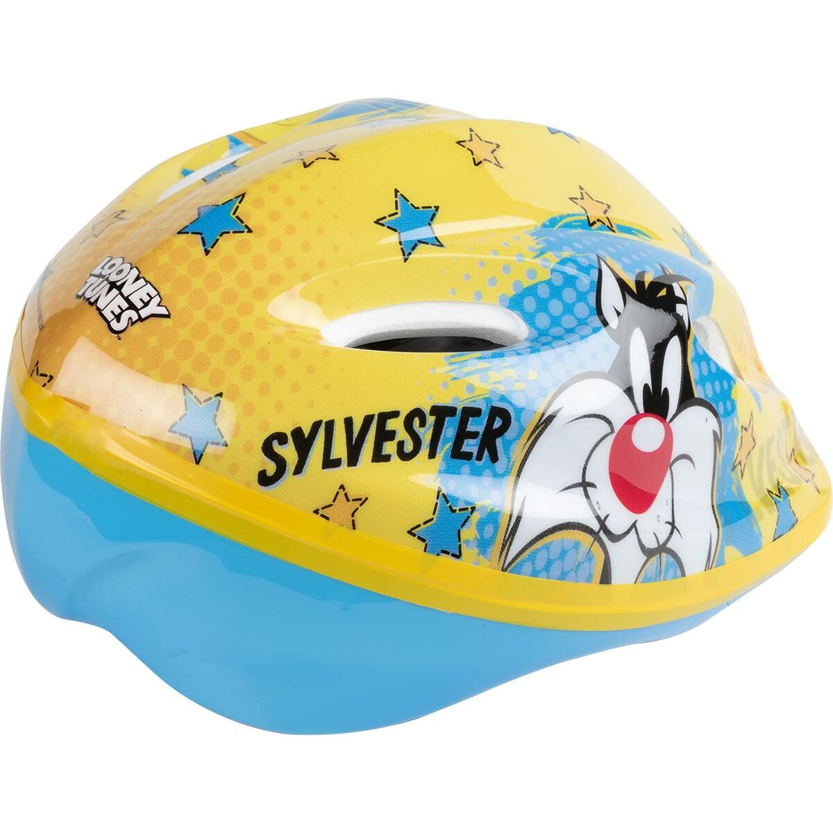 Cykelhjelm til børn Looney Tunes – CZ10954 (Str. M) Gul