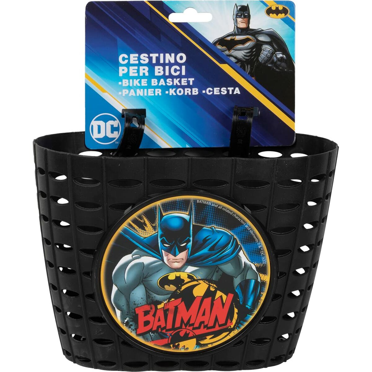 Cykelkurv til børn Batman CZ10961 – Sort/Gul