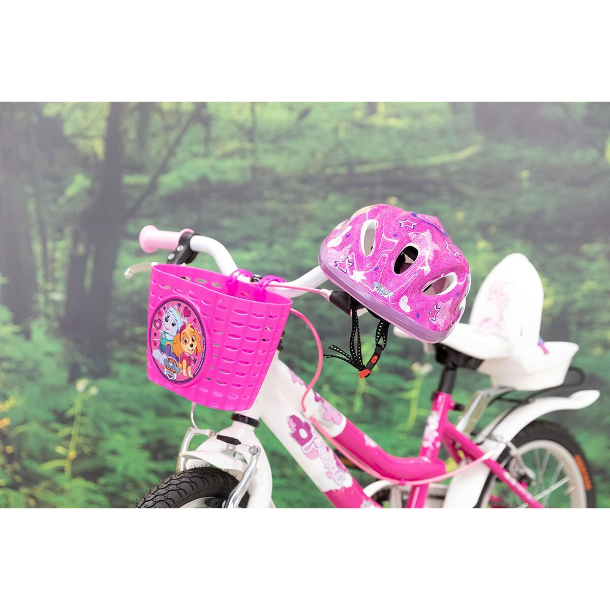 Cykelkurv til børn Paw Patrol – Rosa