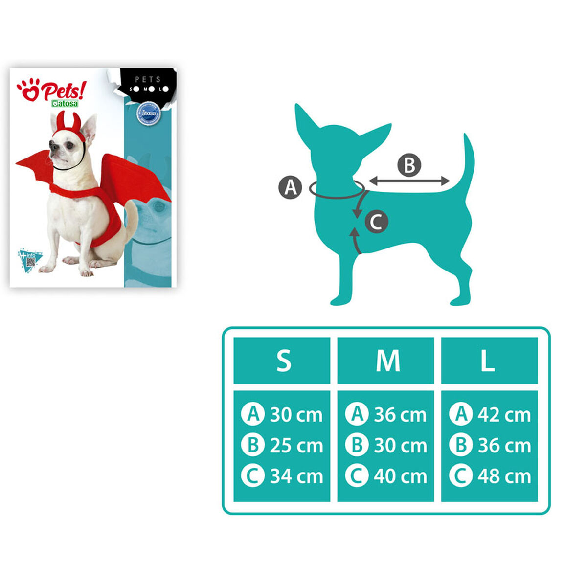 Hundekostume – Dæmon  Størrelse: M