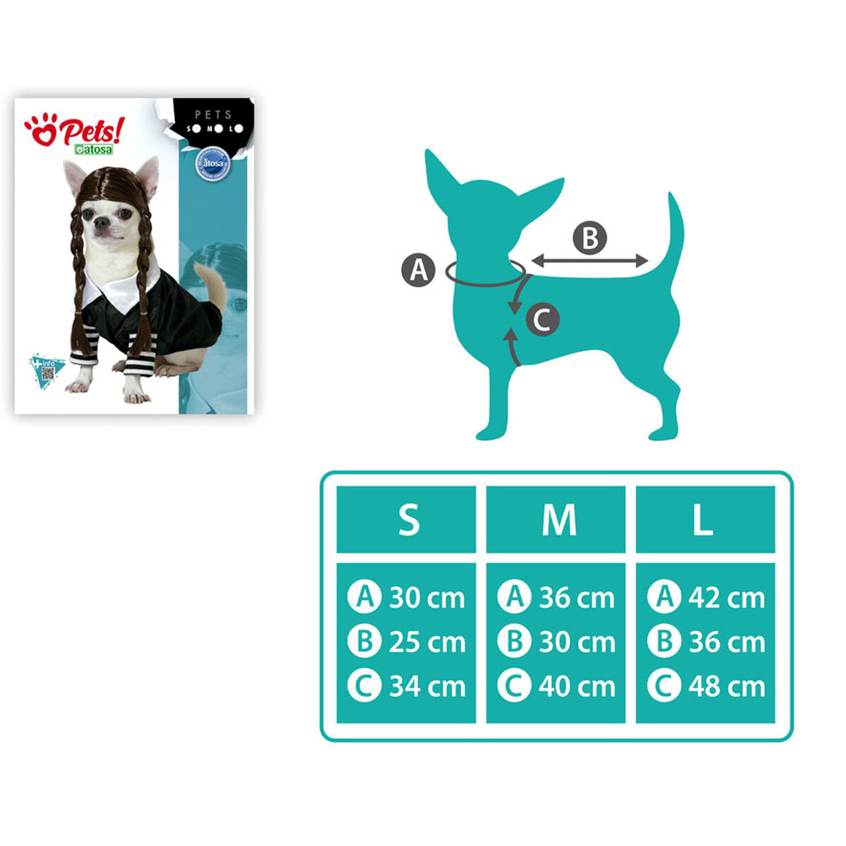 Hundekostume – Spøgelse  Størrelse: L