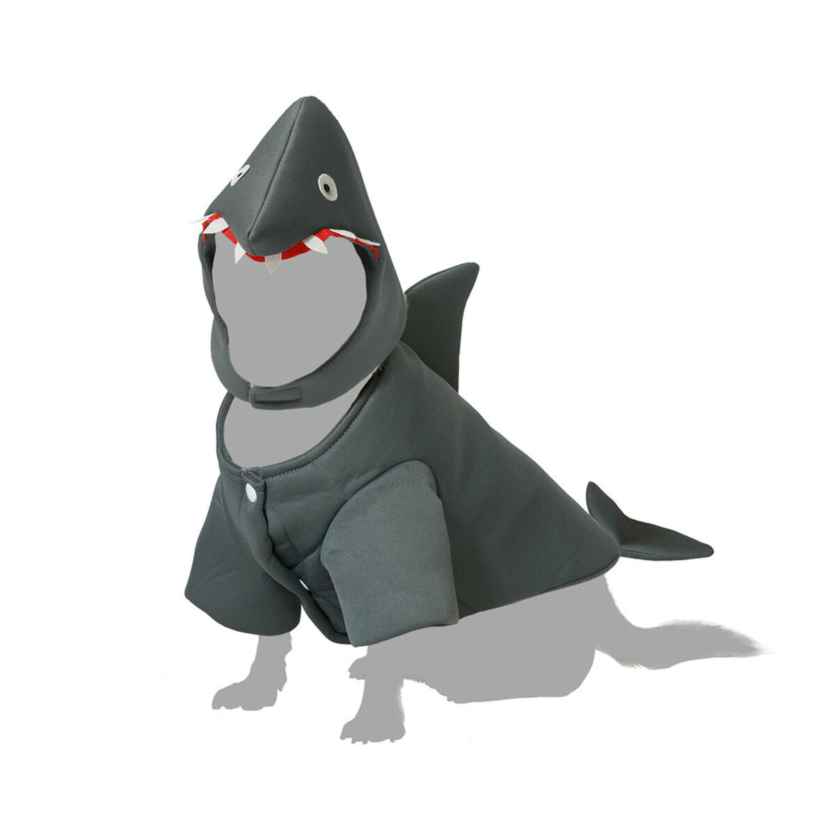 Hundekostume – Haj  Størrelse: M