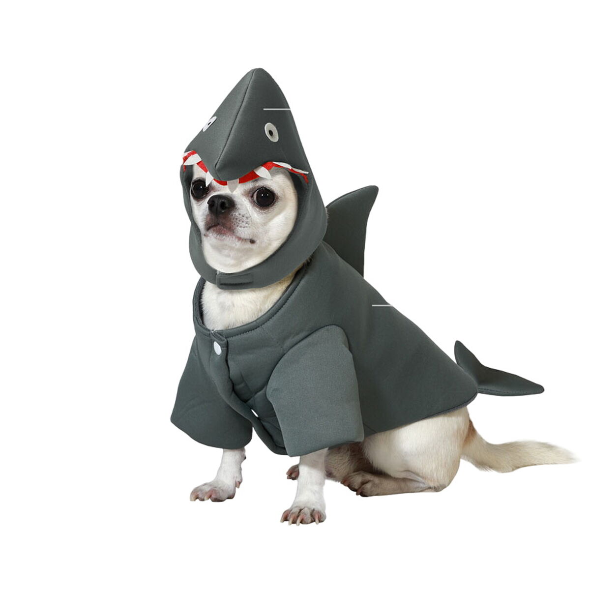 Hundekostume – Haj  Størrelse: S