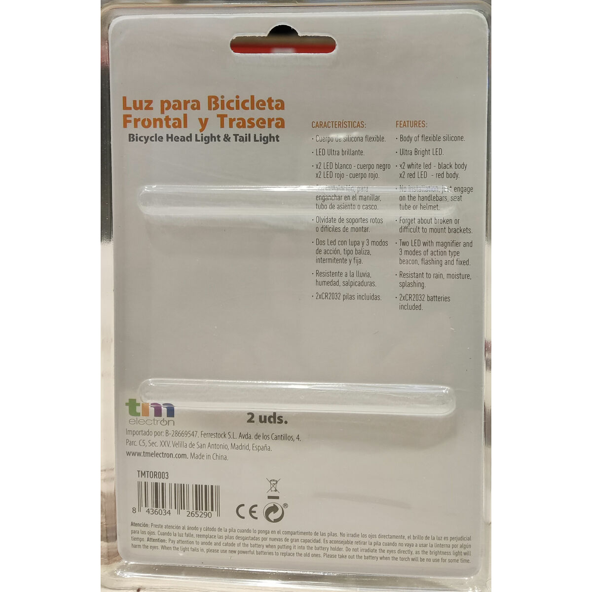 LED-cykellygte TM Electron