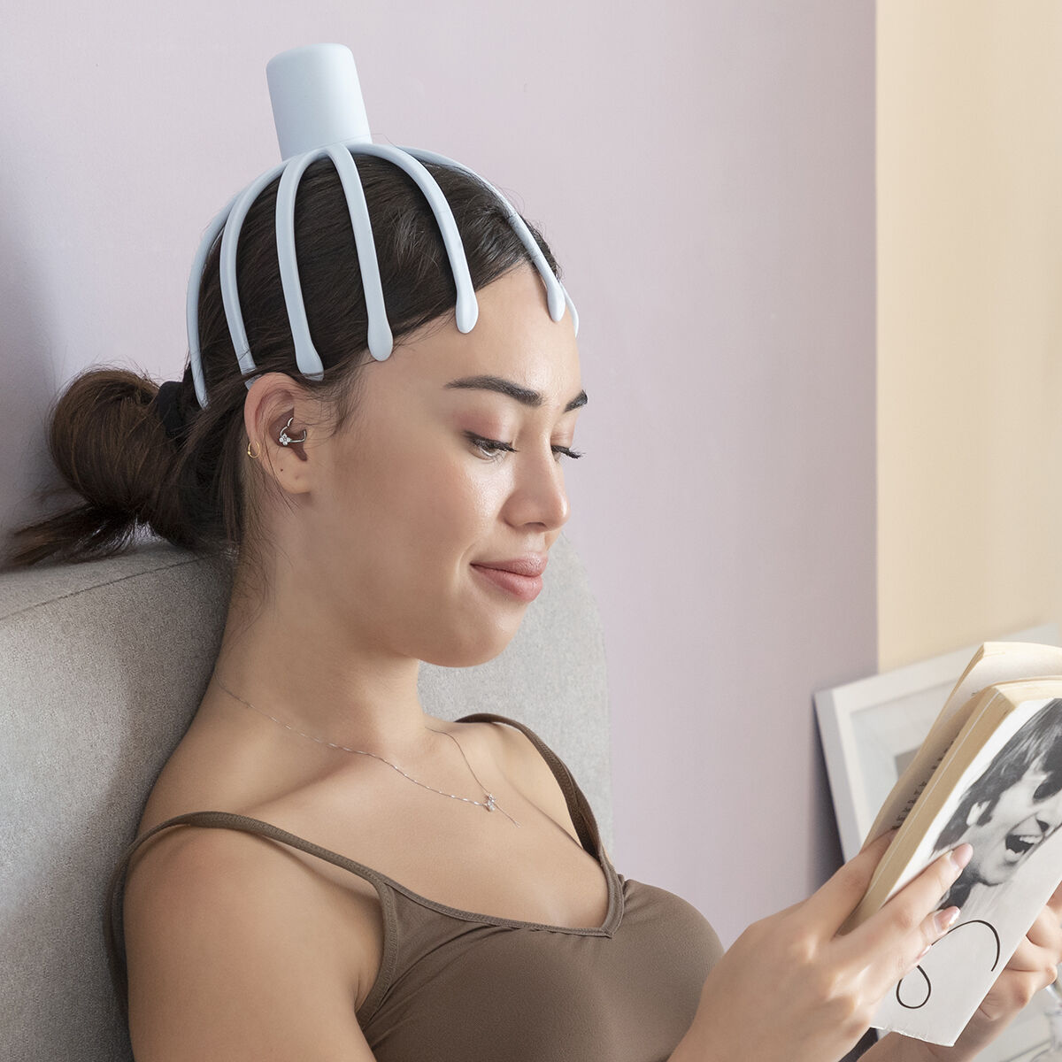 Massageapparat med genopladeligt massagehoved – Helax InnovaGoods