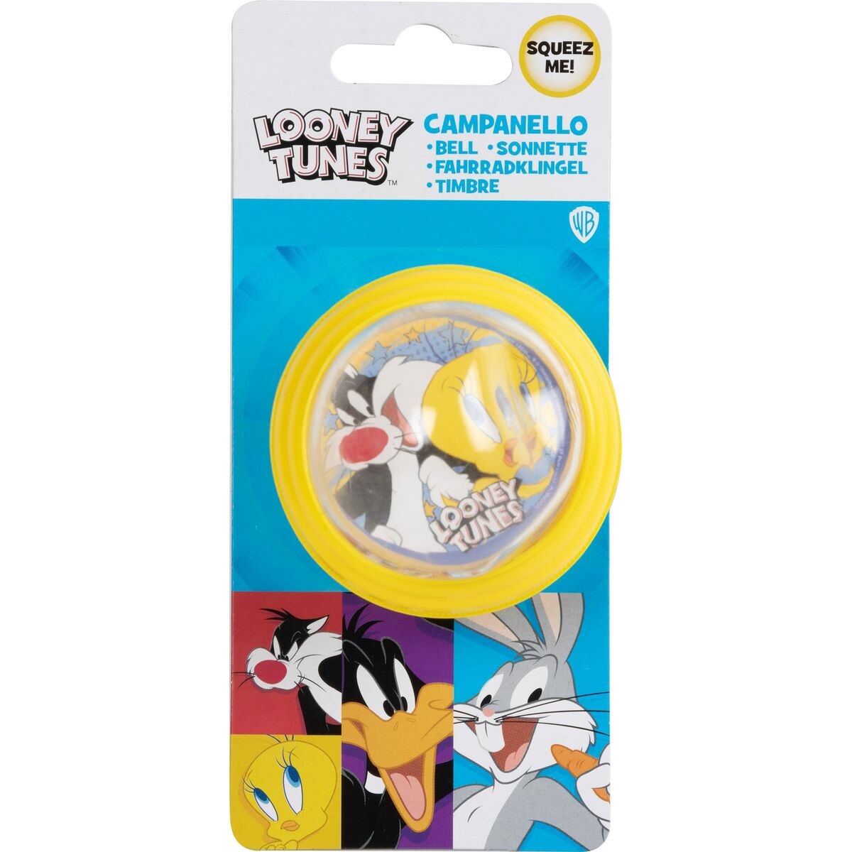 Ringeklokke til børn Looney Tunes CZ10964 – Gul