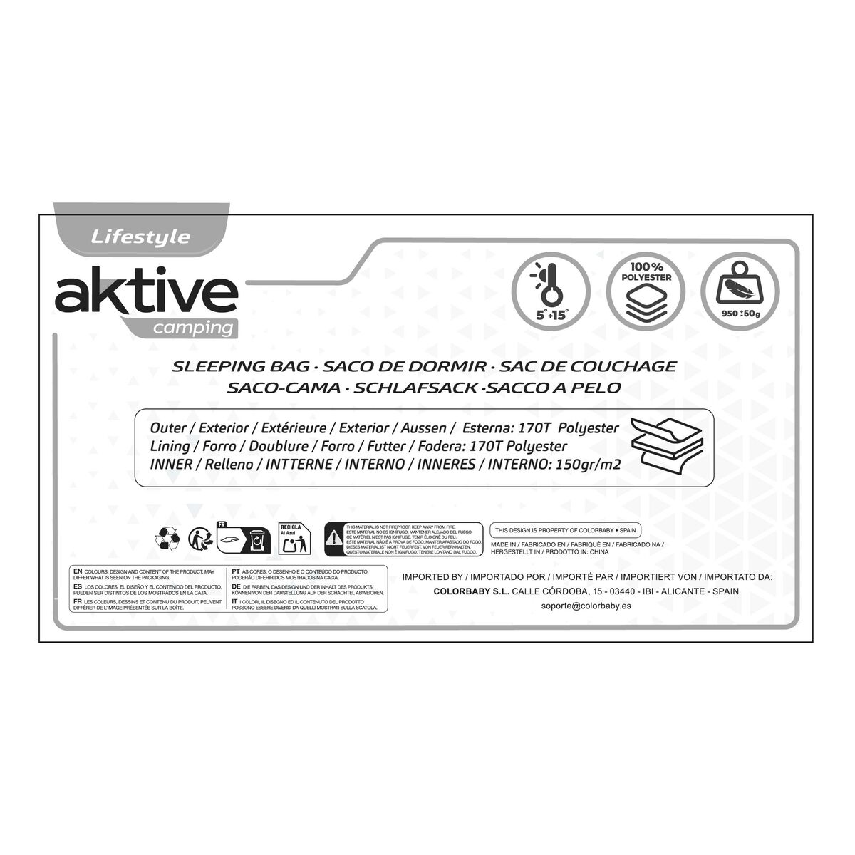 Sovepose Aktive – 1-lags - 4 stk.